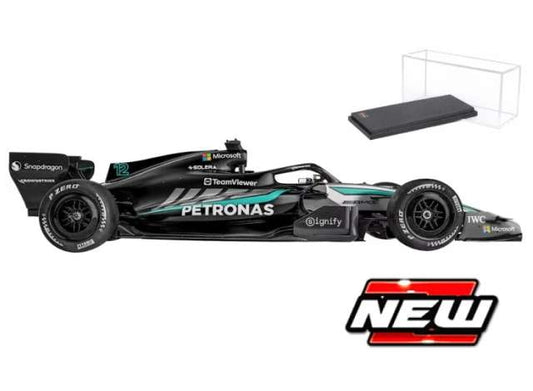 Pre-Order – 2026 Mercedes-Benz F1 W17 #63 George Russell with hard case and helmet, black/green 1:43 Bburago Model (BURA38284R) – ETA. March 2027