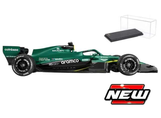 Pre-Order – 2026 Aston Martin F1 AMR 26 #14 Fernando Alonso with hard case and helmet, green 1:43 Bburago Model (BURA38299A) – ETA. March 2027