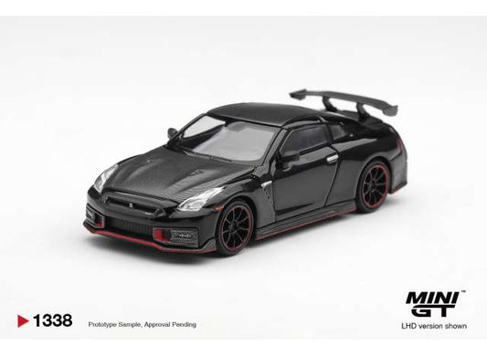 Pre-Order – 2024 Nissan GT-R R35 Nismo, black 1:64 Mini GT Model (MGT01338-L) – ETA. April 2027