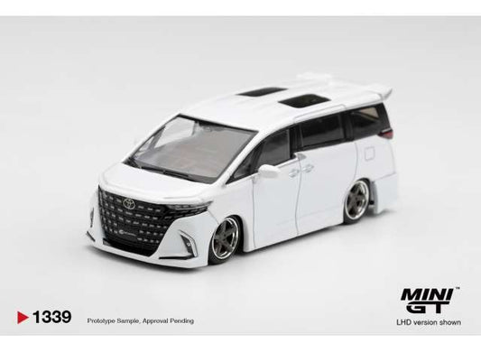 Pre-Order – 2025 Toyota Alphard 40 Kuhl, white 1:64 Mini GT Model (MGT01339-R) – ETA. April 2027