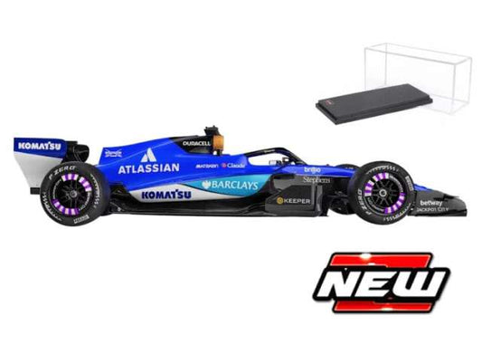 Pre-Order – 2026 Williams F1 FW48 #55 Carlos Sainz with hard case and helmet, blue 1:43 Bburago Model (BURA38244S) – ETA. March 2027