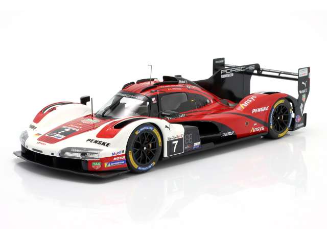Pre-Order – 2025 Porsche 963 #7 Nasr/Tandy/Vanthoor Winner 12h Sebring Porsche Penske Motorsport, red/white 1:18 IXO Models Model (IXOLEGT963-SE014) – ETA. December 2026
