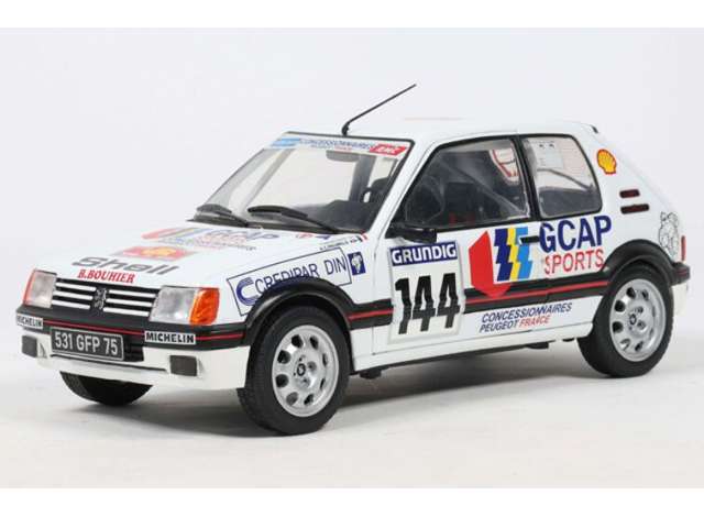 Pre-Order – 1987 Peugeot 205 GTI Gr.N #144 F. Delecour Rally du Var, various 1:18 Solido Model (SOLI1801721) – ETA. March 2027