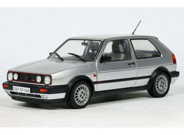 Pre-Order – 1989 Volkswagen Golf II GTI G60, silver 1:18 Solido Model (SOLI1812702) – ETA. March 2027