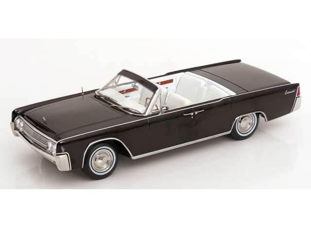 Pre-Order – 1963 Lincoln Continental Convertible *Bad Boys*, black 1:18 KK - Scale Model (KKDC181521) – ETA. December 2026