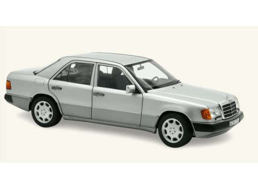 Pre-Order – 1990 Mercedes-Benz 230 E, brillant silver metallic 1:18 Norev Model (NOR183953) – ETA. April 2027