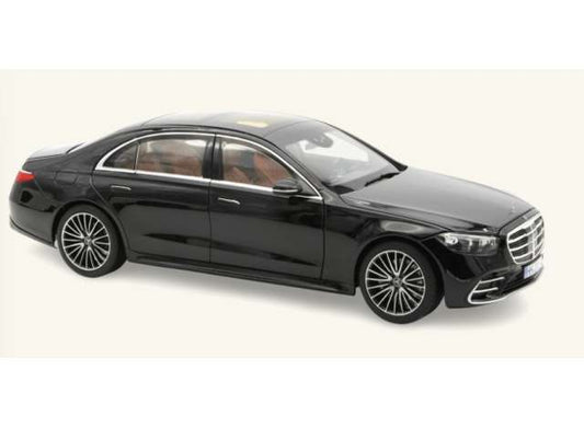 Pre-Order – 2021 Mercedes-Benz S-Class AMG-Line, obsidian black metallic 1:18 Norev Model (NOR183808) – ETA. March 2027