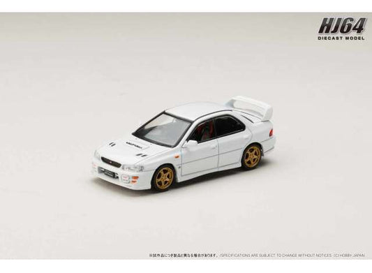 Pre-Order – 1999 Subaru Impreza WRXSTi Ver.VI (GC8G), pure white 1:64 Hobby Japan Model (HJ646013AW) – ETA. March 2027