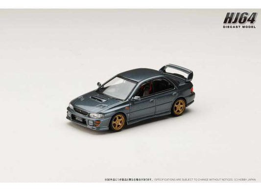 Pre-Order – 1999 Subaru Impreza WRXSTi Ver.VI (GC8G), cool gray metalic 1:64 Hobby Japan Model (HJ646013AGM) – ETA. March 2027