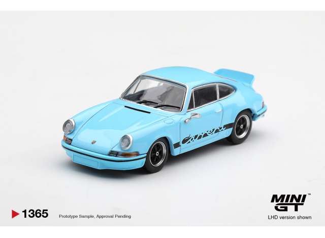 Pre-Order – 1973 Porsche 911 (911) Carrera RS 2.7, gulf blue 1:64 Mini GT Model (MGT01365-BL) – ETA. April 2027