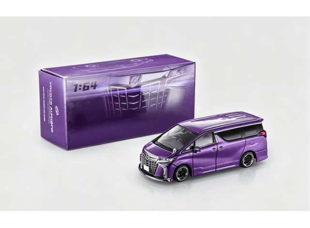 Pre-Order – Toyota Alphard Customized Version, andrea metalic purple 1:64 ModelModel Model (MM64-ALPHARD-003) – ETA. March 2027