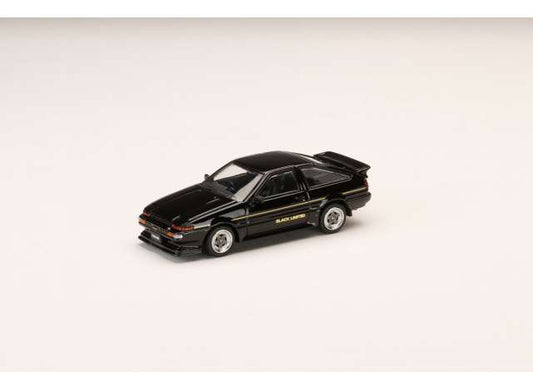 Pre-Order – Toyota Sprinter Trueno GT APEX (AE86) Late Version Black Limited JDM Style, black metallic 1:64 Hobby Japan Model (HJ648052BK) – ETA. March 2027