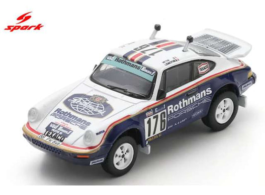 1984 Porsche 953 #176 R.Megte/D.Lemoyne Winner Paris-Dakar Rally, white/blue 1:64 Spark Model (SPA64S240) – ETA. April 2027