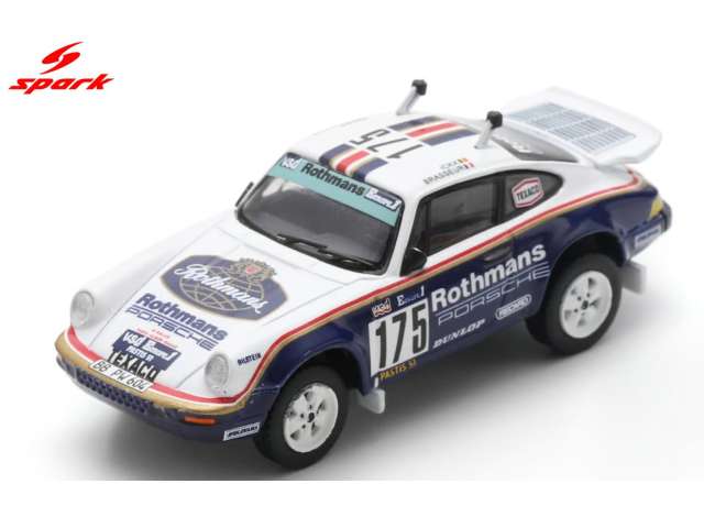 1984 Porsche 953 #175 J.Ickx/C.Brasseur Paris-Dakar Rally, white/blue 1:64 Spark Model (SPA64S241) – ETA. April 2027