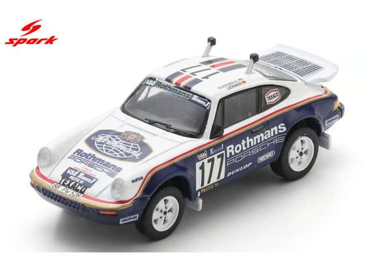 1984 Porsche 953 #177 R.Kussmaul/E.Lerner Paris-Dakar Rally, white/blue 1:64 Spark Model (SPA64S242) – ETA. April 2027