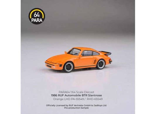 Pre-Order – 1986 RUF BTR, orange 1:64 Para64 Model (PA55549) – ETA. March 2027