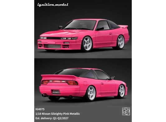 Nissan Sileighty, pink metallic 1:18 Ignition Model (IG4075) – ETA. June 2027