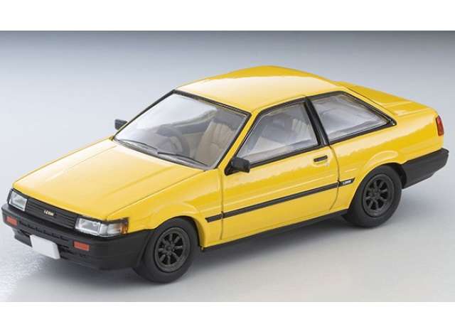 Toyota Corolla Levin 2Dr Watanabe Rims, yellow 1:64 Tomica Limited Vintage Model (TLV-N284F) – ETA. April 2027