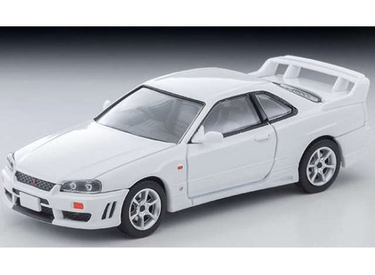 1998 Nissan Skyline 25GT Turbo, white 1:64 Tomica Limited Vintage Model (TLV-N365B) – ETA. April 2027