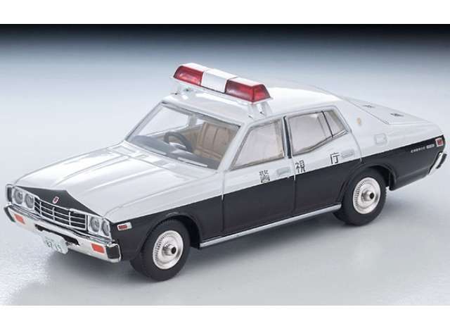 Nissan Cedric 2000DX Patrol Car, white/black 1:64 Tomica Limited Vintage Model (TLV-NDAITOKAI06) – ETA. April 2027
