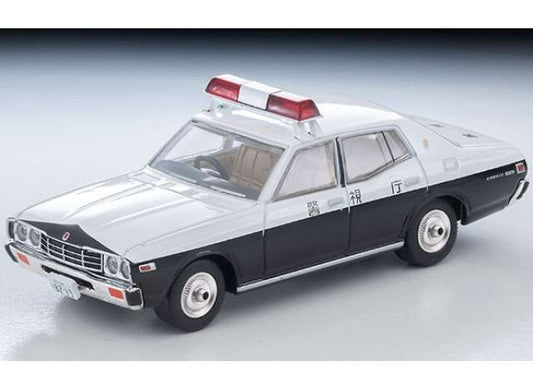 Nissan Cedric 2000DX Patrol Car, white/black 1:64 Tomica Limited Vintage Model (TLV-NDAITOKAI06) – ETA. April 2027