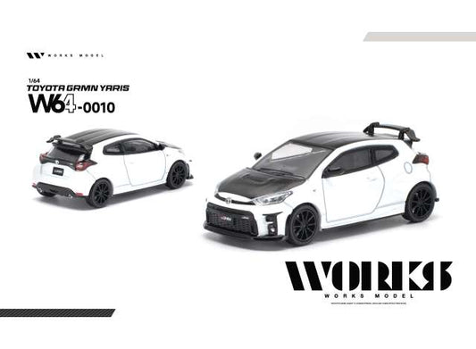 Toyota GRMN Yaris, white 1:64 WORKS Model (W64-0010) – ETA. September 2027