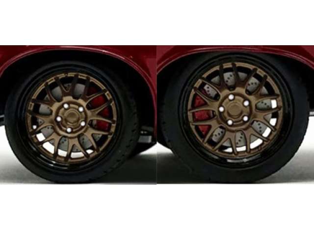 Street Fighter Custom Wheel & Tire Set, bronze 1:18 Acme Diecast Model (ACME1801230W) – ETA. October/November 2026