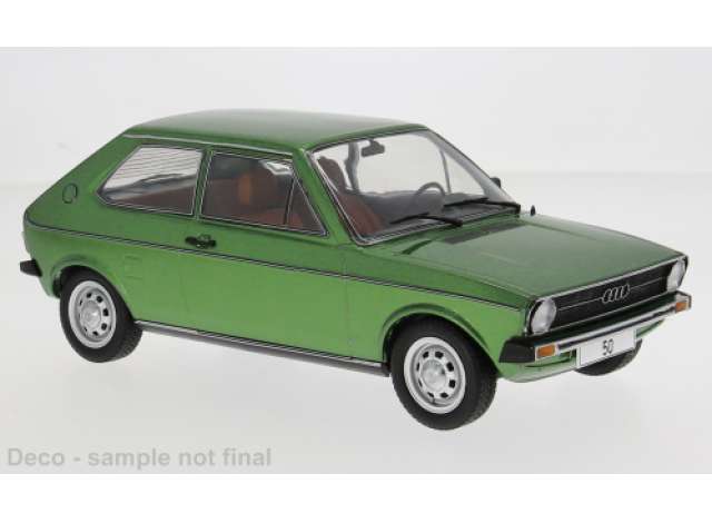 1975 Audi 50, green 1:18 MCG Model (MCG18908) – ETA. March 2027