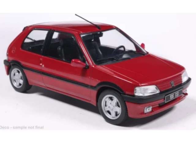 Pre-Order – 1992 Peugeot 106 XSI, red 1:24 Whitebox Model (WB124291) – ETA. March 2027