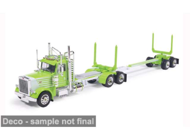 Pre-Order – Peterbilt Logging Truck, green 1:64 IXO America Model (IXOU64TRTR016LO) – ETA. March 2027