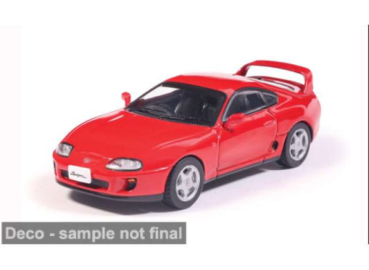 1993 Toyota Supra (JZA80), red 1:64 IXO America Model (IXOU64RDC014-JC) – ETA. March 2027