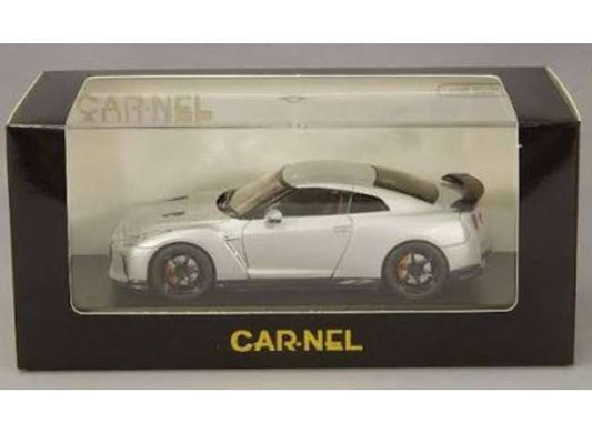 2017 Nissan GT-R Track edition engineered by Nismo (R35), ultimate metal silver 1:43 Carnel Model