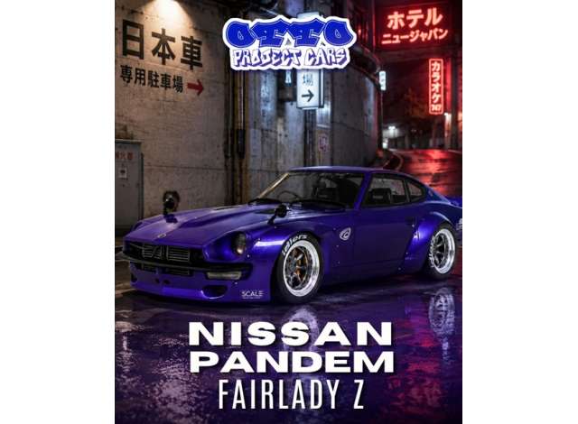 Pre-Order – 2015 Pandem Nissan Fairlady Z *Resin series*, blue metallic 1:18 OttOmobile Miniatures Model (OT1335) – ETA. May 2027