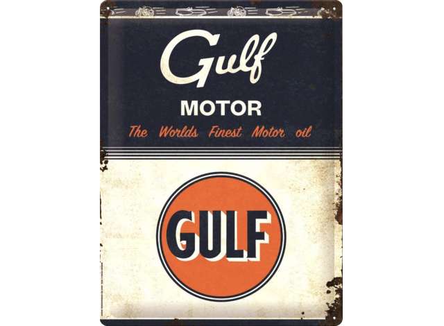 Pre-Order – Metal Tac Signs 3D, Gulf Racing 1:0 Tac Signs Model (TAC3D63497) – ETA. January 2027