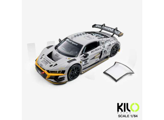 Audi R8 LMS GT3 EVO II, grey 1:64 KILOWorks Model (KLW0036-25) – ETA. March 2027