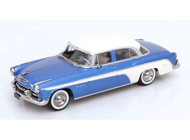 Pre-Order – 1955 DeSoto Fireflite Sedan, bluemetallic/cream 1:18 KK - Scale Model (KKDC181544) – ETA. January 2027