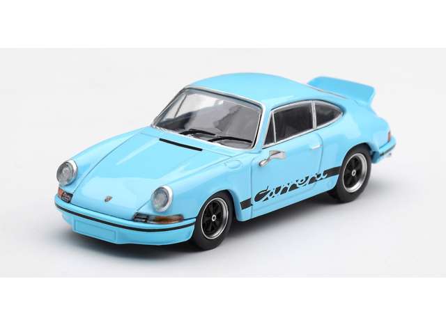 Pre-Order – 1973 Porsche 911 (911) Carrera RS 2.7, gulf blue 1:64 Mini GT Model (MGT01365-R) – ETA. April 2027