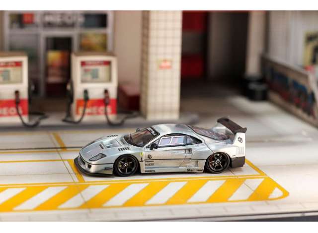 Pre-Order – F40 ZAMAC, silver 1:64 Street Weapon Model (STW313) – ETA. April 2027