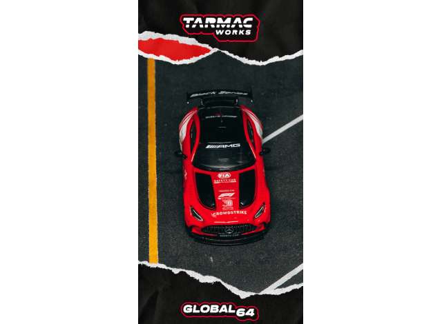 Pre-Order – 2026 Mercedes-Benz AMG GT Black Series Safety car, red/white 1:64 Tarmac Works Model (TC-T64G-042-SCA) – ETA. April 2027
