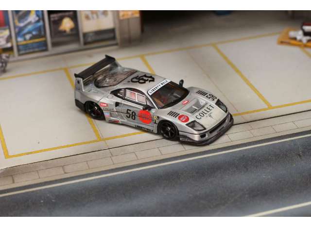 Pre-Order – F40 #58 Zamac, silver 1:64 Street Weapon Model (STW326) – ETA. April 2027