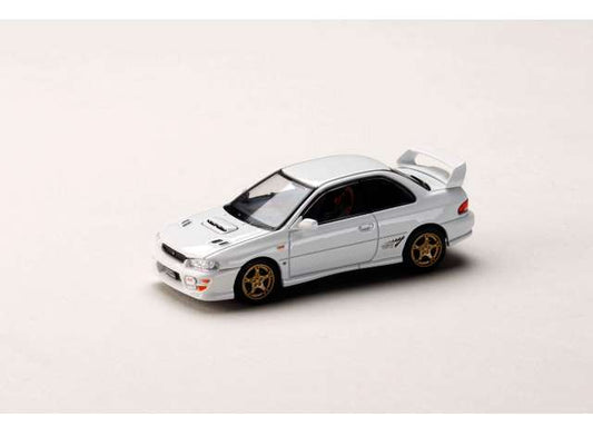 Subaru Impreza PURE SPORTS COUPE WRX type R STi Version, pure white 1:64 Hobby Japan Model (HJ641079GW) – ETA. June 2027