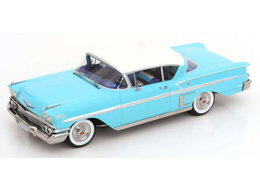 1958 Chevrolet Bel Air Impala Coupe, turquoise/cream 1:18 KK - Scale Model (KKDC181593) – ETA. February 2027