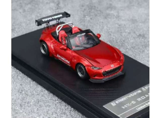 Pre-Order – Custom MX5, transparent red 1:64 Street Weapon Model (STW331) – ETA. April 2027