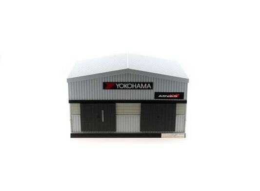 Diorama Garage Set (Yokohama/Advan) *HKTCS26*, various 1:64 BM Creations Model (BM64B0506) – ETA. April 2027
