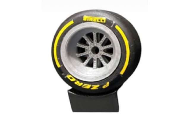 Pre-Order – Medium tyres, yellow 1:18 Cartrix Model (CTPL18107) – ETA. March 2027