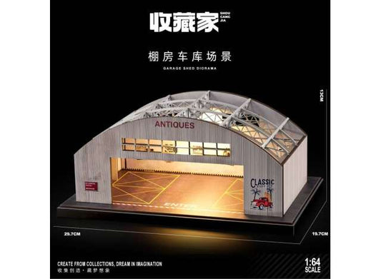 Garage Shed, various 1:64 Black Box Diorama Model (SCJ-82077) – ETA. January 2027
