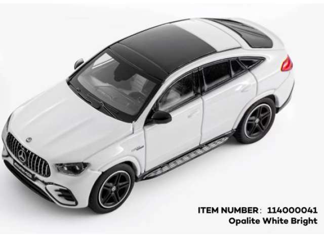Mercedes-Benz AMG GLE53e Coupe, opalite white bright 1:64 KILOWorks Model (KLW114000041) – ETA. April 2027