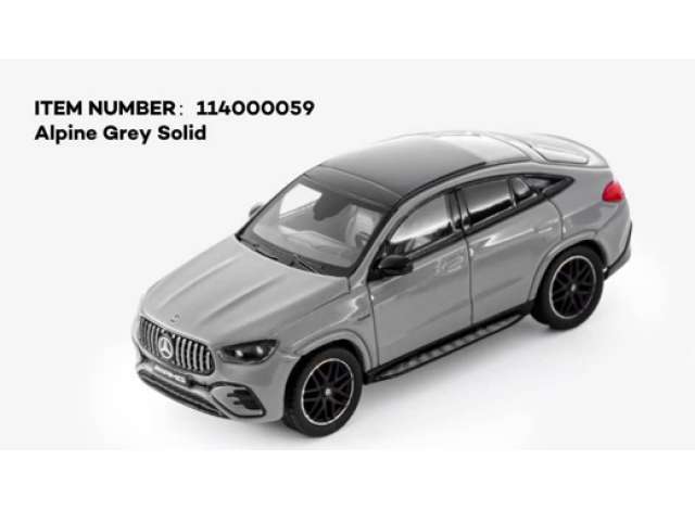 Mercedes-Benz AMG GLE53e Coupe, Alpine grey solid 1:64 KILOWorks Model (KLW114000059) – ETA. April 2027