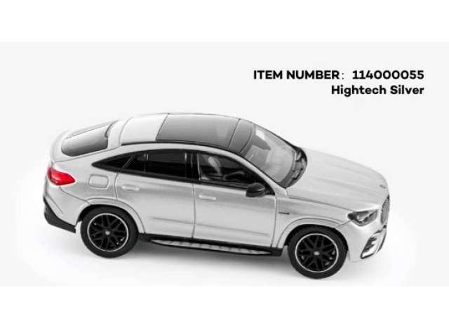 Mercedes-Benz AMG GLE53e Coupe, hightech silver 1:64 KILOWorks Model (KLW114000055) – ETA. April 2027