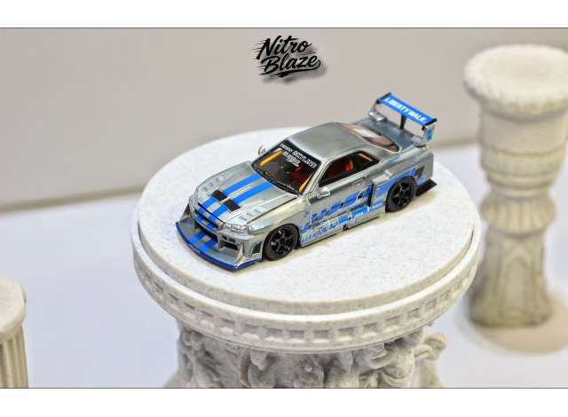 Pre-Order – ER34 Skyline with hood -can take off-, zamac 1:64 Street Weapon Model (STW339) – ETA. April 2027